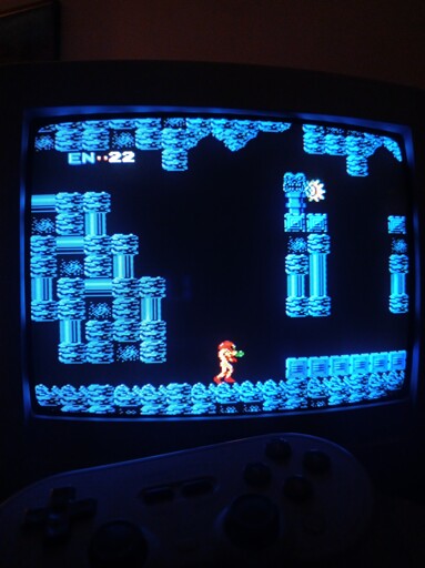 Metroid on CRT